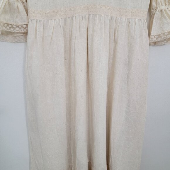 Of Her Own Kind Evangeline Midi Dress Cream Medium - Picture 4 of 14